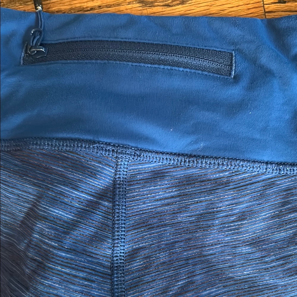 Lululemon Athletica Blue Leggings Soft Elastic Waist - Picture 10 of 11